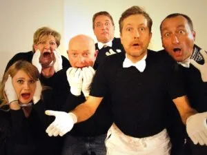 Das Ensemble Rififi steht seit 30 Jahren gemeinsam hat der Bühne.