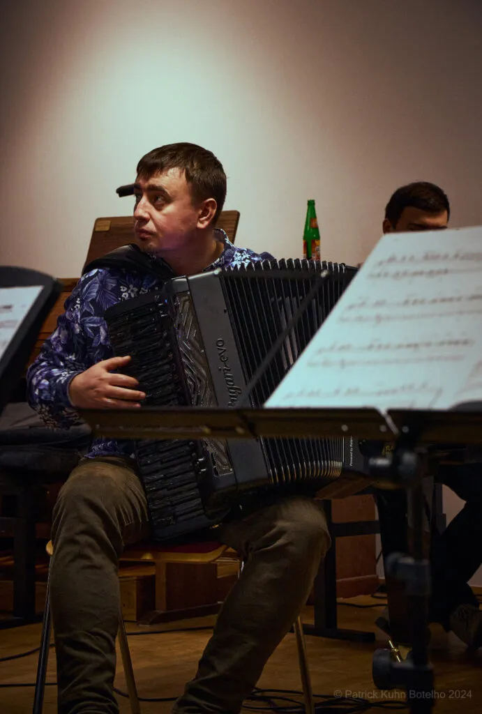 Akkordeon bei der Jam Session im Kons