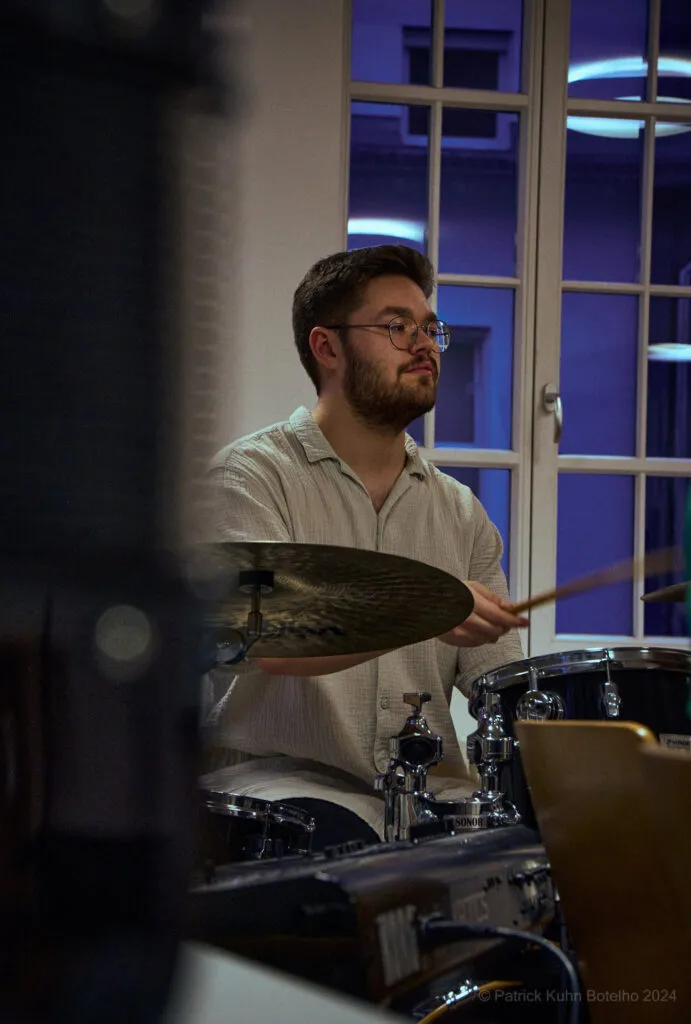 Schlagzeug bei der Jam Session im Kons