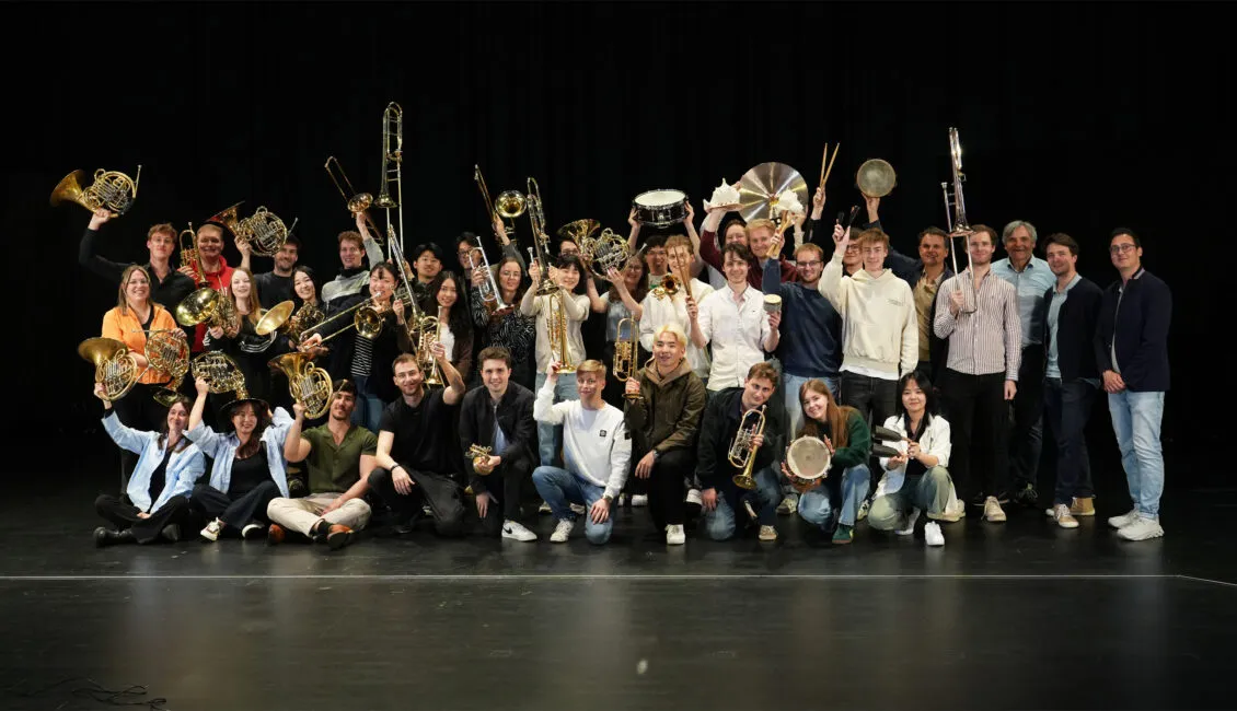 Positively Brass and Percussion HfM Trossingen_(c)HfM Trossingen_KuKT Ensemblefoto Positively Brass and Percussion HfM Trossingen