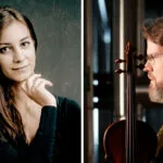 25-10-09 Muriel Razavi (c)Andrej Grilc+Alexander-Janiczek (c)Lukas Beck_kukt Foto Prof. Muriel Razavi (Viola) und Prof. Alexander Janiczek (Violine)