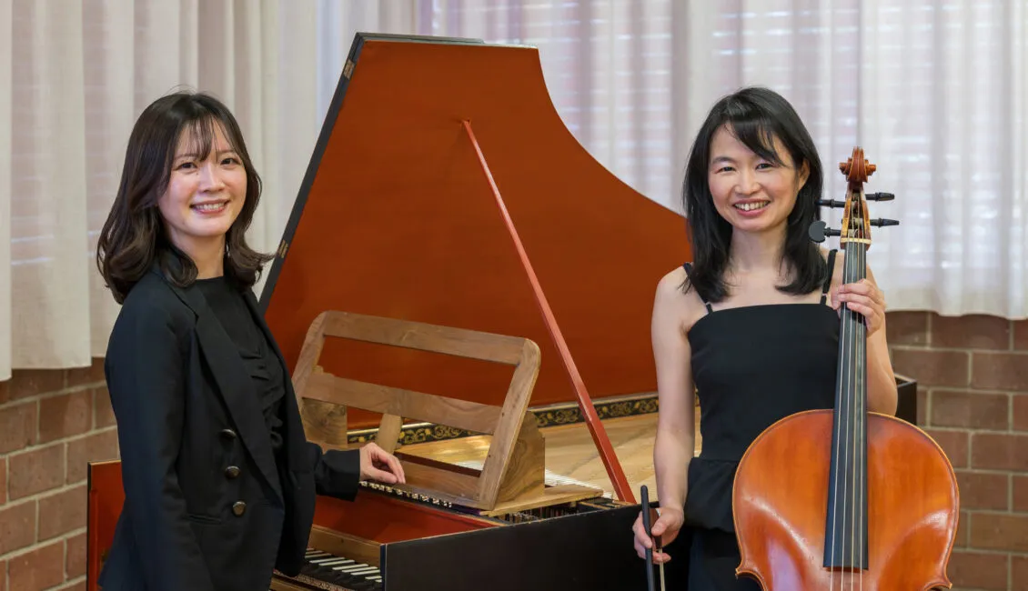 Chih Hui Chang (Barockcello) und Manami Suzuki (Cembalo)