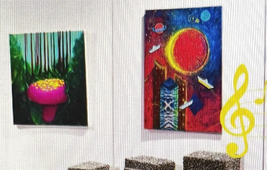 Art & Music“ gibt es am Samstag, 6. Juni von 11 bis 12 Uhr beim Offenen Schaufenster des Kunstvereins am Marktplatz 5. Bild: Kunstverein